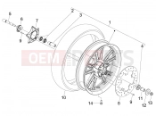 PIAGGIO BV 250 (U.S.A.) Front wheel