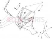 PIAGGIO BV 250 (U.S.A.) Front shield