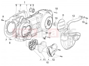 PIAGGIO BV 250 Tourer 2008 (U.S.A.) Crankcase cover - Crankcase cooling