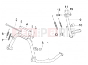PIAGGIO BV 250 Tourer 2008 (U.S.A.) Stand/s
