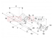 PIAGGIO BV 250 Tourer 2008 (U.S.A.) Swinging arm