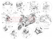 Main cable harness - Piaggio BV 350 4T 4V ie E3 ABS ( USA / CA ) 2015