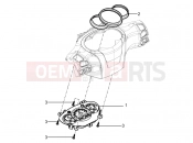 Meter combination - Cruscotto - Piaggio BV 350 4T 4V ie E3 ABS ( USA / CA ) 2015