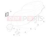 Saddle/seats - Piaggio BV 350 4T 4V ie E3 ABS ( USA / CA ) 2015
