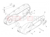 PIAGGIO BV 350 4T 4V ie E3 ABS ( USA / CA ) Crankcase cover - Crankcase cooling