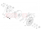 Driving pulley - Piaggio BV 350 4T 4V ie E4 ABS ( USA / CA ) 2017