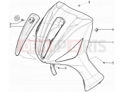 Front shield - Piaggio BV 350 4T 4V ie E4 ABS ( USA / CA ) 2017