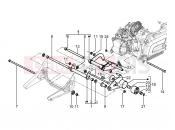 Swinging arm - Piaggio BV 350 4T 4V ie E4 ABS ( USA / CA ) 2017