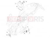 Remote control switches - Battery - Horn - Piaggio BV 350 4T 4V ie E4 ABS ( USA / CA ) 2018