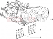 Engine, assembly - Piaggio BV 500 Tourer ( USA / CA ) 2008