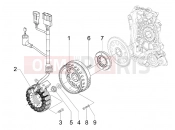 Flywheel magneto - Piaggio BV 500 Tourer ( USA / CA ) 2008