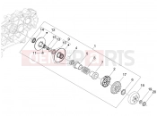 Driven pulley - Piaggio Carnaby 125 2009