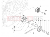 Driving pulley - Piaggio Carnaby 125 2009