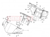 Handlebars coverages - Piaggio Carnaby 125 2009