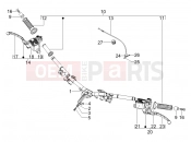 Handlebars - Master cil. - Piaggio Carnaby 125 2009