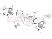 Selectors - Switches - Buttons - Piaggio Carnaby 125 2009