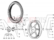 PIAGGIO Alloy front wheel