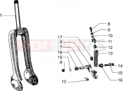 PIAGGIO Suspension fork component parts