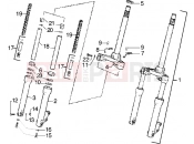 Front fork - Piaggio Diesis 50