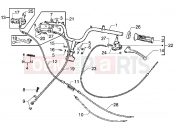 Handlebars component parts-Transmissions - Piaggio Diesis 50