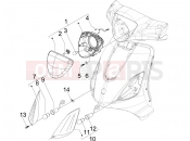 PIAGGIO Fly 100 Front headlamps - Turn signal lamps