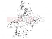 Benzin tank - Piaggio Fly 125 2007