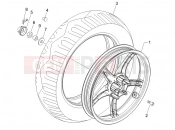 PIAGGIO Fly 125  Rear wheel