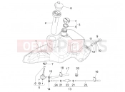 Benzin tank - Piaggio Fly 125 2011