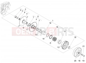 Driven pulley - Piaggio Fly 125 4T/3V ie 2013