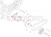 Driving pulley - Piaggio Fly 125 4T/3V ie 2013