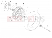 Front wheel - Piaggio Fly 125 4T/3V ie 2013