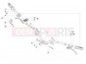 Handlebars - Master cil. - Piaggio Fly 125 4T/3V ie 2014