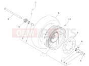 Front wheel - Piaggio Fly 125 4T/3V ie 2012