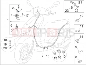 Main cable harness - Piaggio Fly 125 4T/3V ie 2012