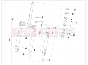 PIAGGIO Fly 50 2T Fork's components (Escorts)
