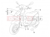 kábelezés - Piaggio Fly 50 2T 2009