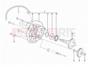 Reduction unit - Piaggio Fly 50 2T 2010