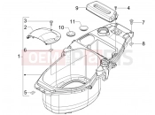 PIAGGIO Fly 50 4T Helmet huosing - Undersaddle
