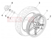 PIAGGIO Fly 50 4T Rear wheel
