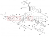 Swinging arm - Piaggio Fly 50 4T 2008