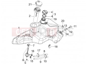 PIAGGIO Fly 50 4T Benzin tank