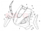 PIAGGIO Fly 50 4T első idom