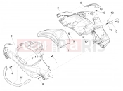 Handlebars coverages - Piaggio Fly 50 4T 4V (USA) 2015