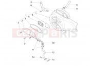 Secondary air box - Piaggio Fly 50 4T 4V (USA) 2015