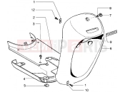 PIAGGIO Front shield-Footboard-Spoiler