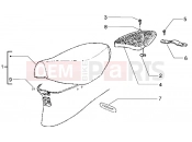PIAGGIO Saddle-Rear carrier