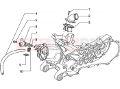 PIAGGIO Cylinder head and induction pipe