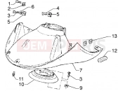 Front mudguard - Piaggio Hexagon GTX 180