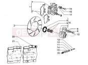 PIAGGIO HEXAGON LX4 Brake caliper