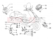 PIAGGIO HEXAGON LX4 Electrical systems